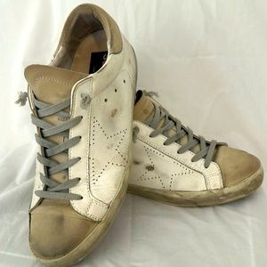 Golden Goose Superstar with perforated star